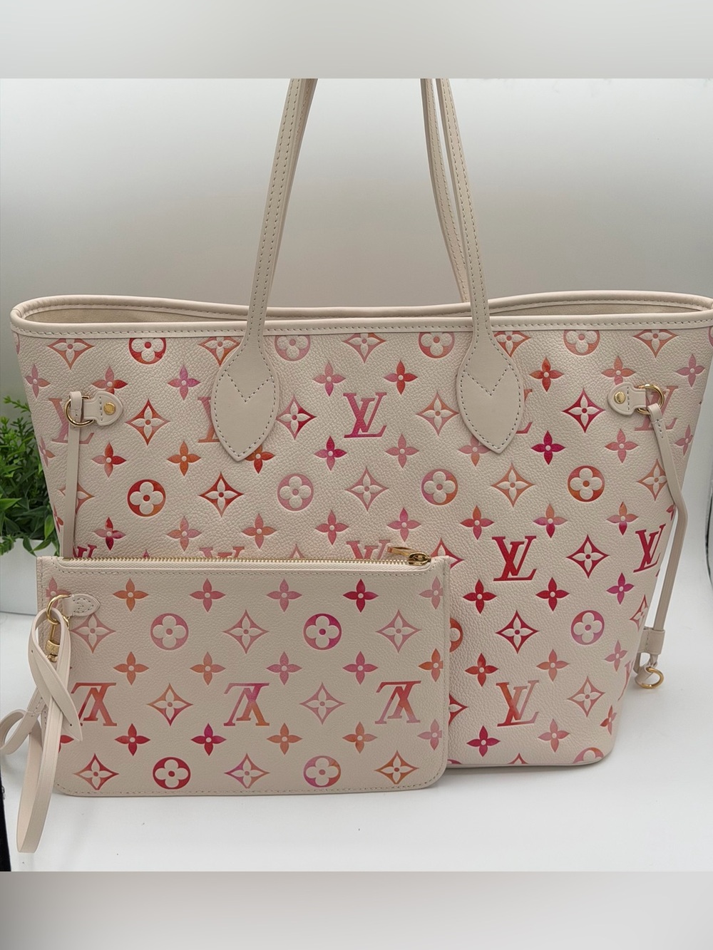 Louis Vuitton limited edition Empreinte Sunrise Aquarelle Neverfull MM ❤️🔥